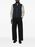 Emporio Armani nylon down sleeveless chevron quilt essential gilet