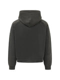 FOUND stud-embellished zip-up hoodie